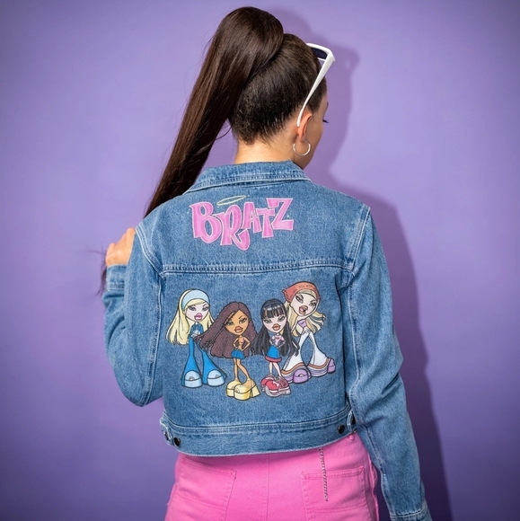 Cakeworthy Bratz Cropped Denim Jean Jacket Size 4XL - Picture 3 of 10